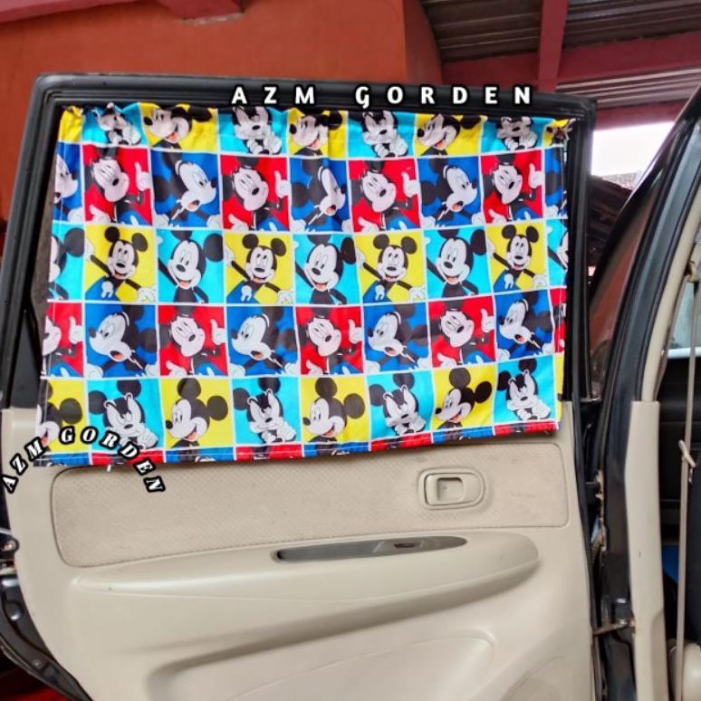 Promo Terbaru Gorden Mobil Tempel/Tirai Mobil /Gorden Mobil Kaca Samping/ Tirai Mobil Avanza/ Gorden