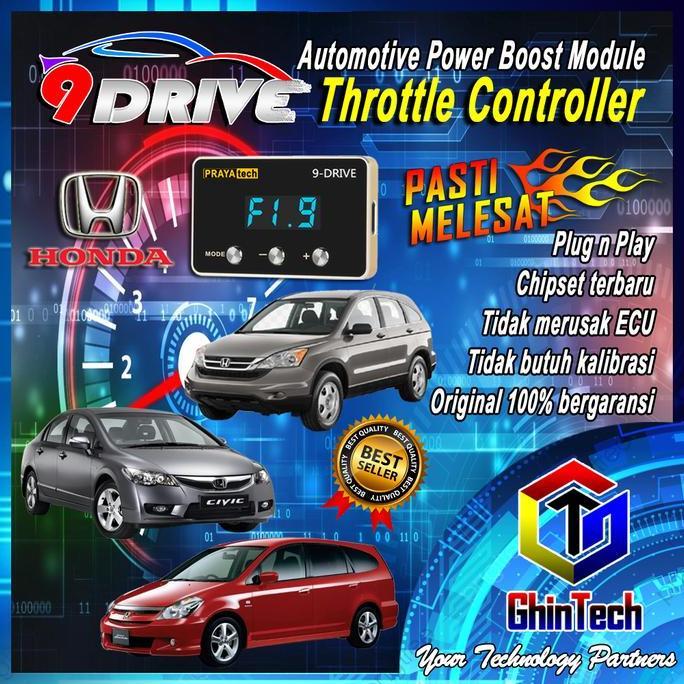 QROPSNO 9 DRIVE 835 THROTTLE CONTROLLER PIGGYBACK ECU HONDA CIVIC FD CRV OLD