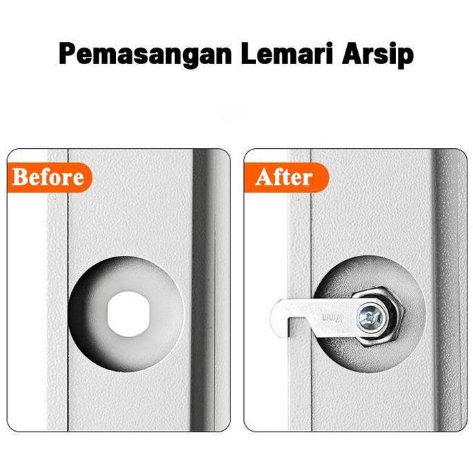 DIMOCAR Silinder Kunci Jaringan / Kunci Loker / Kunci Lemari/ Kunci Lemari Penyimpanan / Besi Kunci 