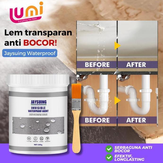 PONETTIA Jaysuing Lem transparan Anti Bocor Keramik Kamar Mandi Waterproof