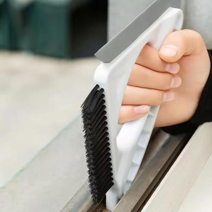 WISZCA Sikat Wiper 3in1 Segitiga Sudut Celah Pembersih Celah Air Alur Jendela Debu Kotoran Window Wi