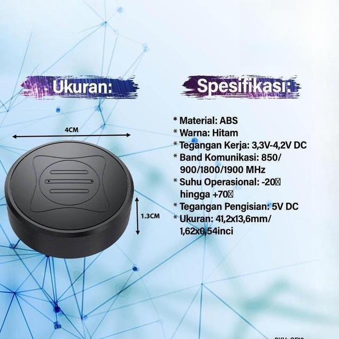 DIMOCAR Mini GPS GF10 Alat Pelacak Lokasi Tracking Location Dan Rekam Suara Voice Recorder Real Time