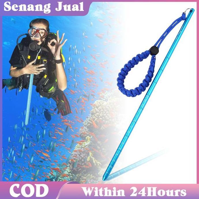 AKZYN Tongkat Selam Scuba Diving Pointer Selam Aluminium Alat Diving