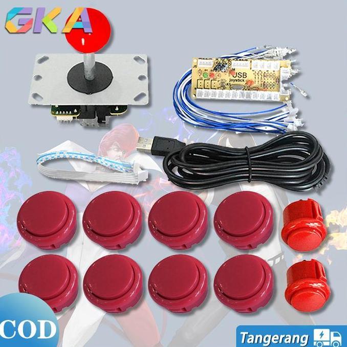 CRASOS Arcade Game Button Joystick Controller-Kontrol Joystick Konsol Game