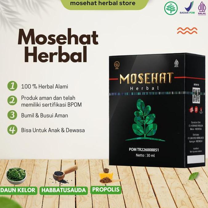 Obat Herbal Mosehat Jamu Tetes Terbukti Khasiatnya Ber BPOM