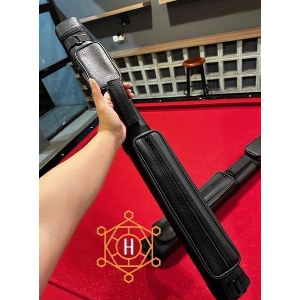 Tas Billiard Case Cue2x2 Hitam Tube Case