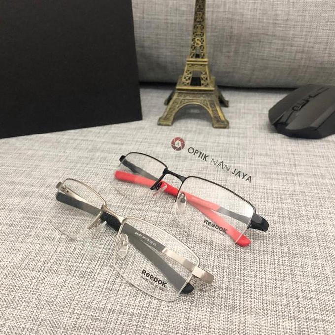 ( GRATIS LENSA ) Frame Kacamata Minus Baca Pria Reebok Sport RB367