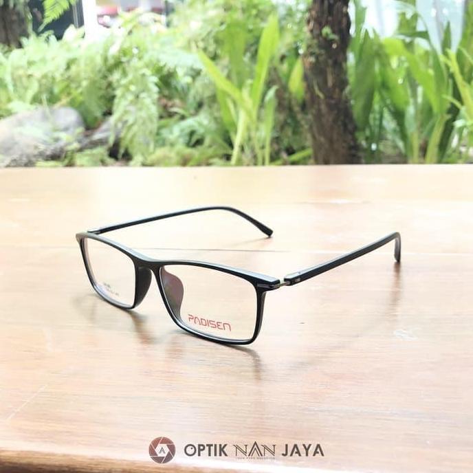 ( Gratis Lensa ) Frame Kacamata Minus Pria Wanita Padisen P170 TR90
