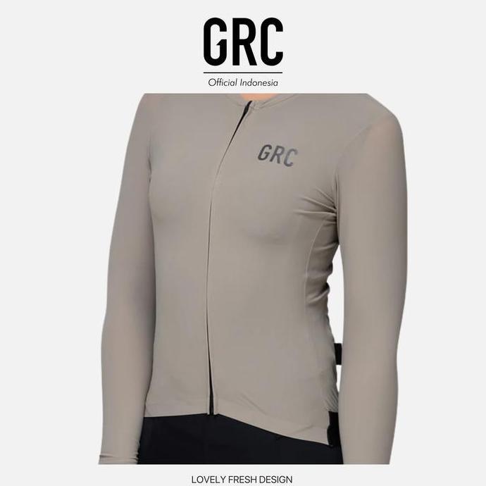 JERSEY SEPEDA GRC WOMEN'S SOLID COLOR TECH JERSEY SEPEDA ROADBIKE