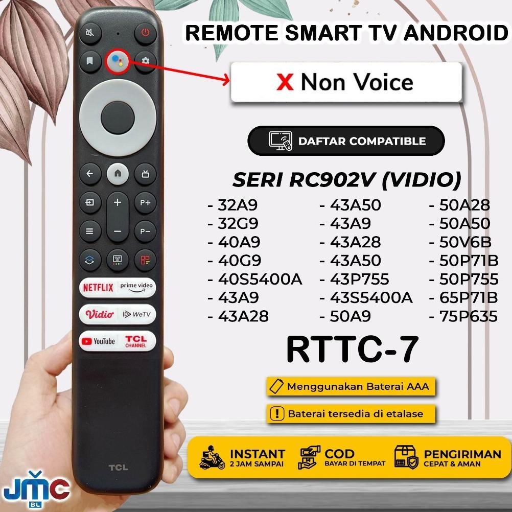SYERLISUPPLY REMOTE SMART TV ANDROID TCL RC902V TOMBOL IQIYI / VIDIO PREMIUM