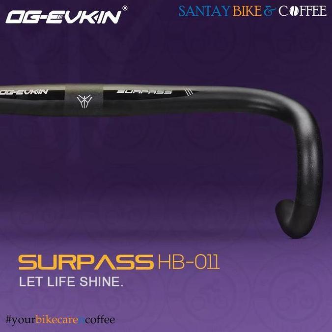 OG EVKIN HB011 Carbon Handlebar DropBar Road Bike 31.8MM 380 400 420MM
