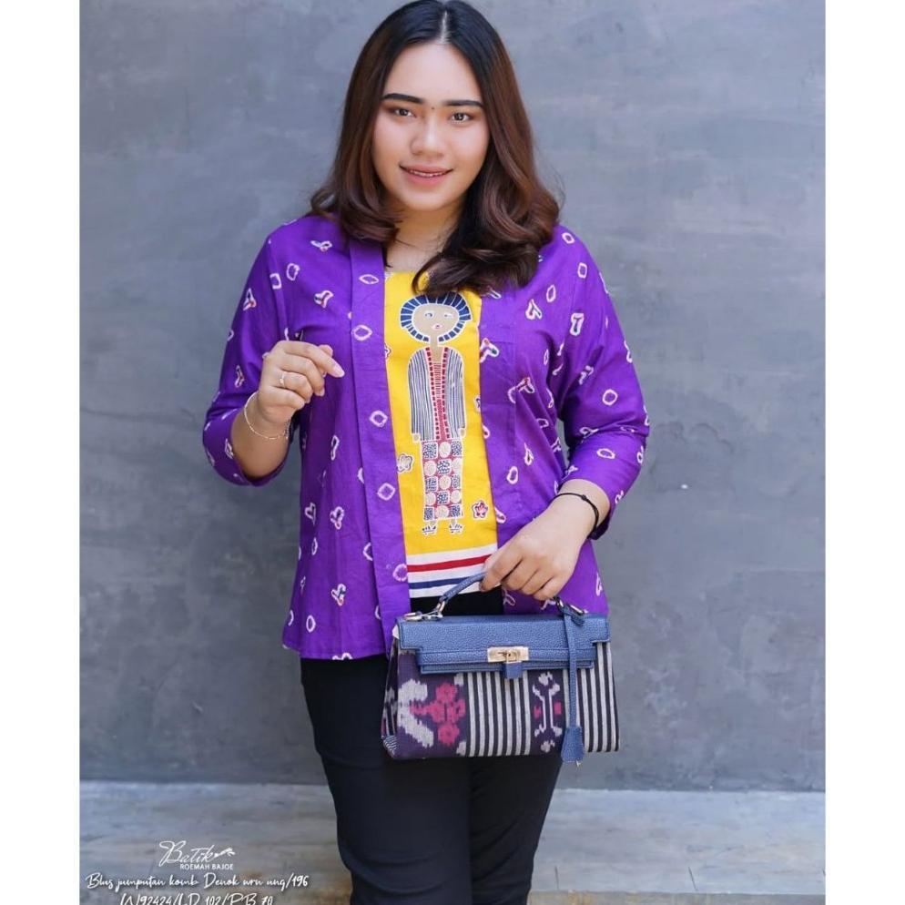 Tahan Lama  Batik Kutu Baru / Kebaya Jumbo Big Size Jumbo Xxl Xxxl  4L 5L Murah Batik Kebaya Jumbo B