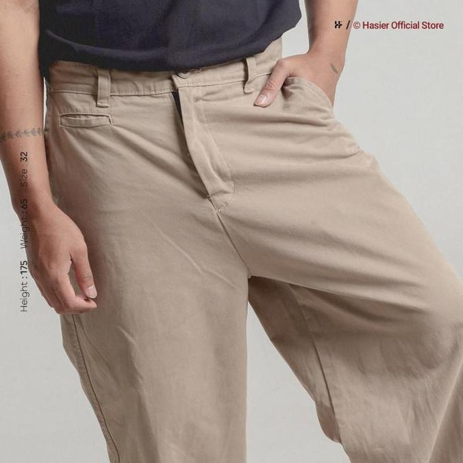 HASIER Wide fit Chino Pants - Celana Pria