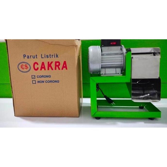Mesin Parut Parutan Santan Kelapa Singkong Ketela Listrik Corong Stainless meja Watt kecil rendah LM