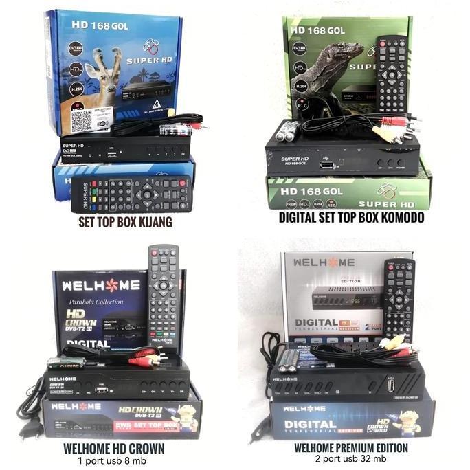 EVAJAYAMANDIRI - SET TOP BOX DIGITAL - SET TOP BOX ANTENA UHF DIGITAL ANTENNA TV