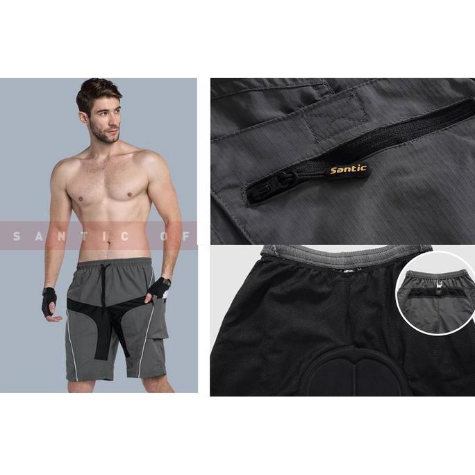 Celana Sepeda MTB Santic - Santic Loose Cycling Pant C05017