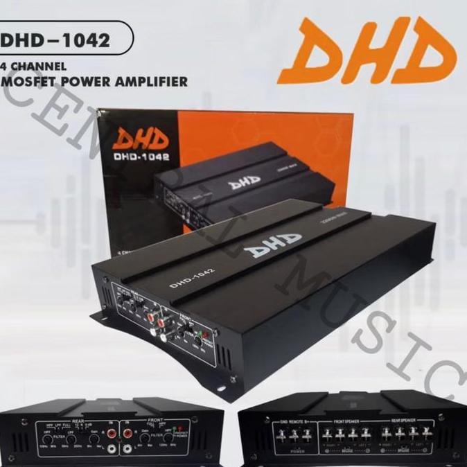 BEBAS ONGKIR - POWER MOSFET MOBIL 4 CHANNEL DHD-1042 2200 WATT ASLI KUALITAS TERBAIK