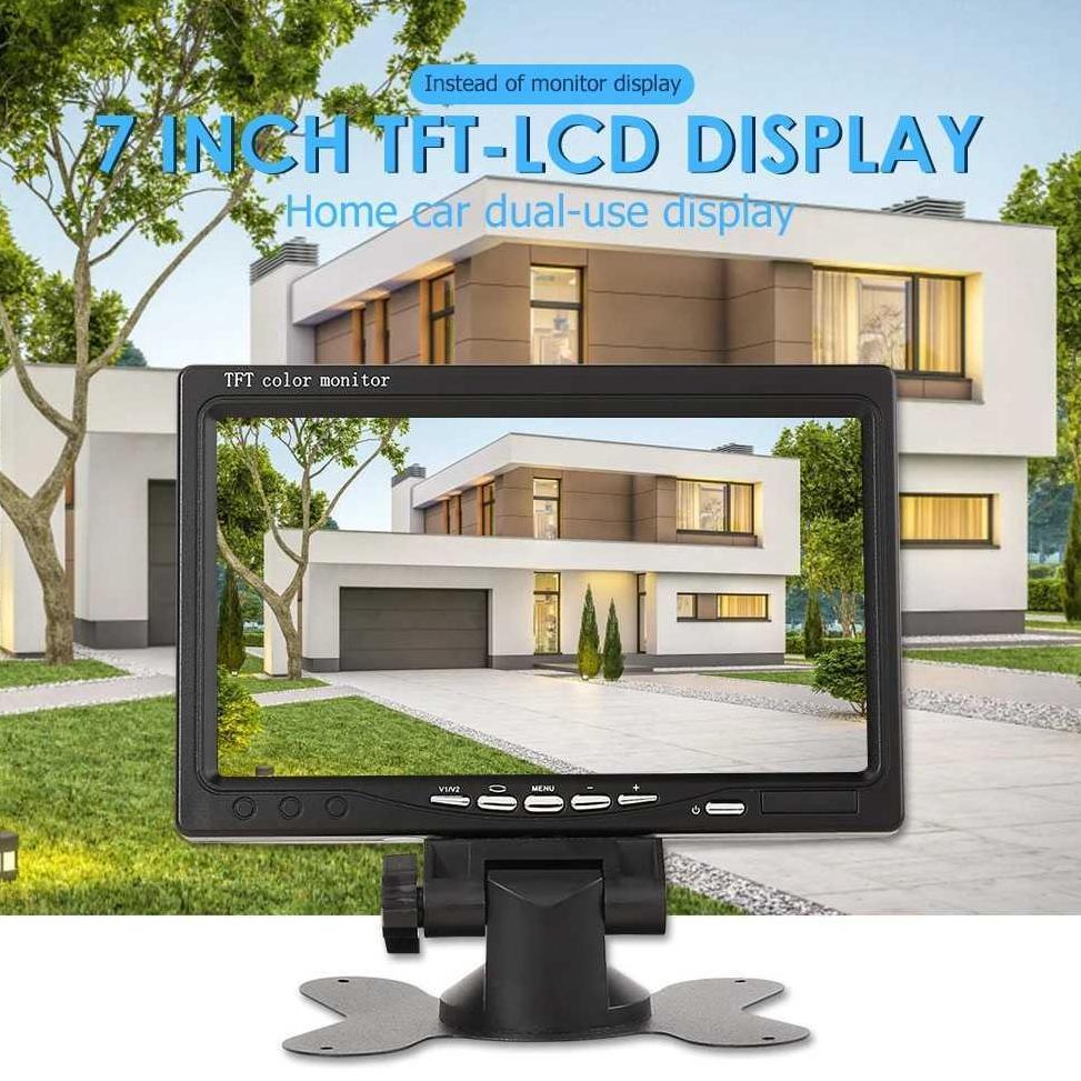PROMO Yoelbaer Layar Monitor Mobil 7 Inch Car Digital Display TFT