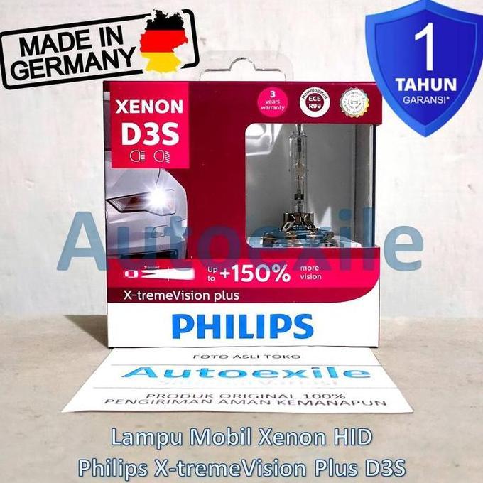 HARGA DISC - Philips Xtreme Vision Plus HID D3S Lampu Audi A3 A4 A5 A6 Jaguar XJ Range Rover Evoque 