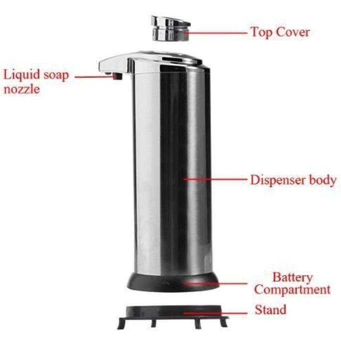 Sensor Soap Dispenser - Dispenser Sabun Cair Stainless Steel