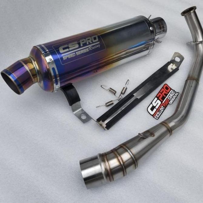 Knalpot Racing CS PRO Oval new edition metic nmax scoopy aerox adv150 pcx mio beat vario Cs Pro Ori 