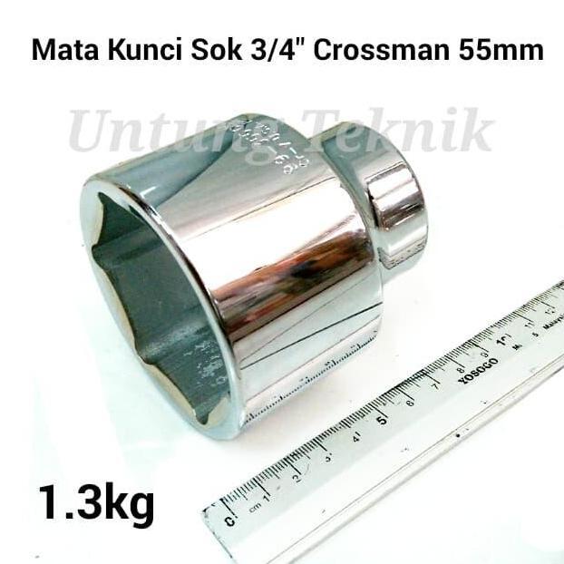 NEW CROSSMAN 55mm 0.75 inch drive Socket bit - Mata Kunci sok