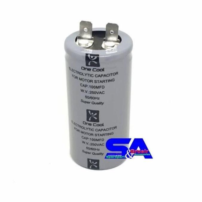 TERLARIS!! KAPASITOR STARTING 100 UF/CAPACITOR 100UF/CAPASITOR STARTING 100MFD