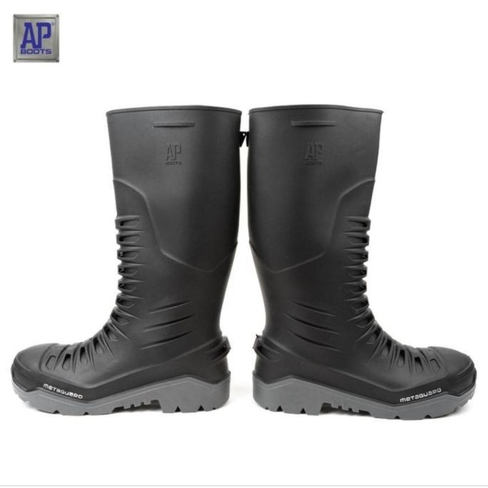 Sepatu boot Safety Ap Metaguard produk Original Ap Boots ada besi diujung sepatu