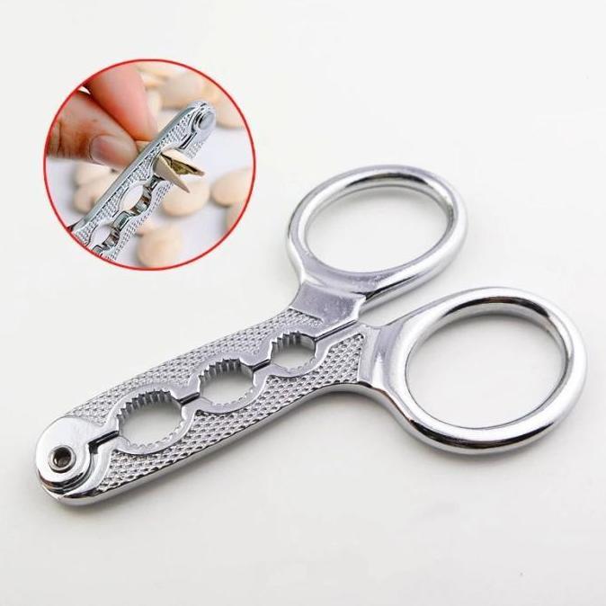 AKSULUTI Tang kuaci gunting Pembuka Pengupas Kuaci Kacang peanut seed Peeler