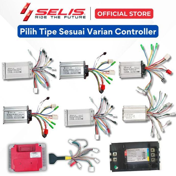 Promo Selis - Controller Ecu 24V 36V 48V 60V 72V Sepeda Motor Listrik Universal Controller Terbaru 