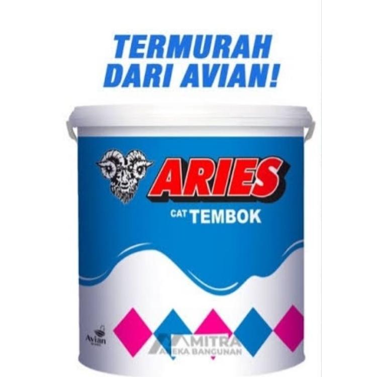 Aries Cat Tembok | 5 Kg | Sedia Macam Warna