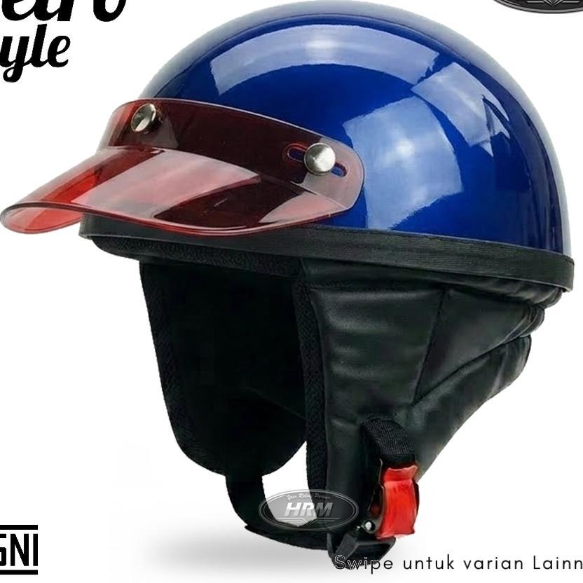 Helm Chips Bogo Retro Polos Dewasa Sni All Size