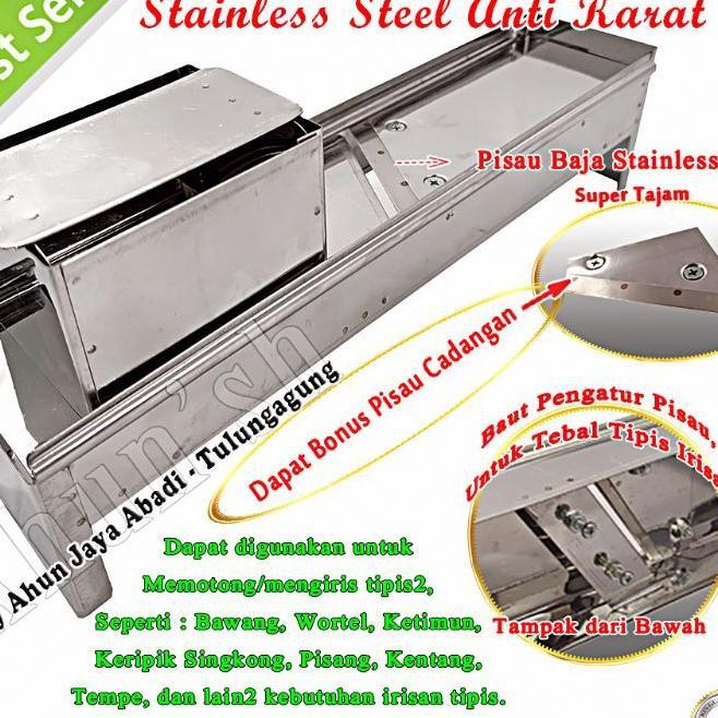 Irisan Bawang,  Pengiris Bawang, Pisang, Singkong, Stainless Steel Pasah Bawang, Pasah Pisang, [Cod]