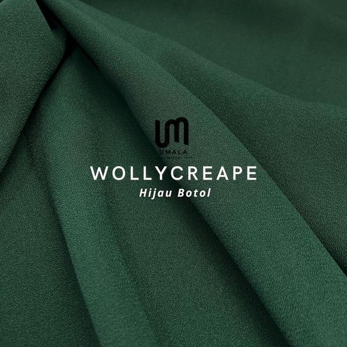 Kain WollyCreape/WollyCrepe 1 Roll Quality Premium - Bahan Gamis Tunik