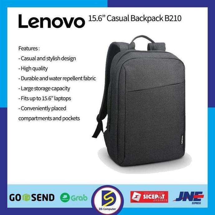 Tas Laptop LENOVO BACKPACK Size 14 15.6 inch 210 original 100%BARU