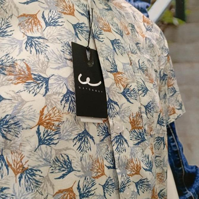 WATCHOUT KEMEJA PRIA LENGAN PENDEK SLIMFIT WATCHOUT JEANS