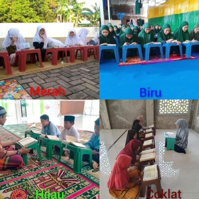 Paket 10 Pcs Meja Ngaji Plastik Bangku Ngaji Lekar Rekal  Meja Mengaji Belajar Al-Quran GS