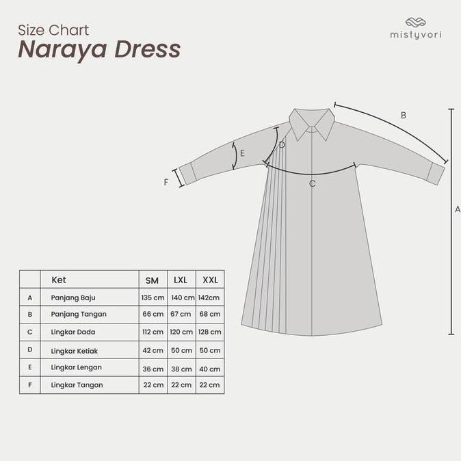 MISTYVORI | Naraya Dress Kancing Kerah Muslim Panjang Printing Gamis Wanita Syari Motif Dewasa Maxi 