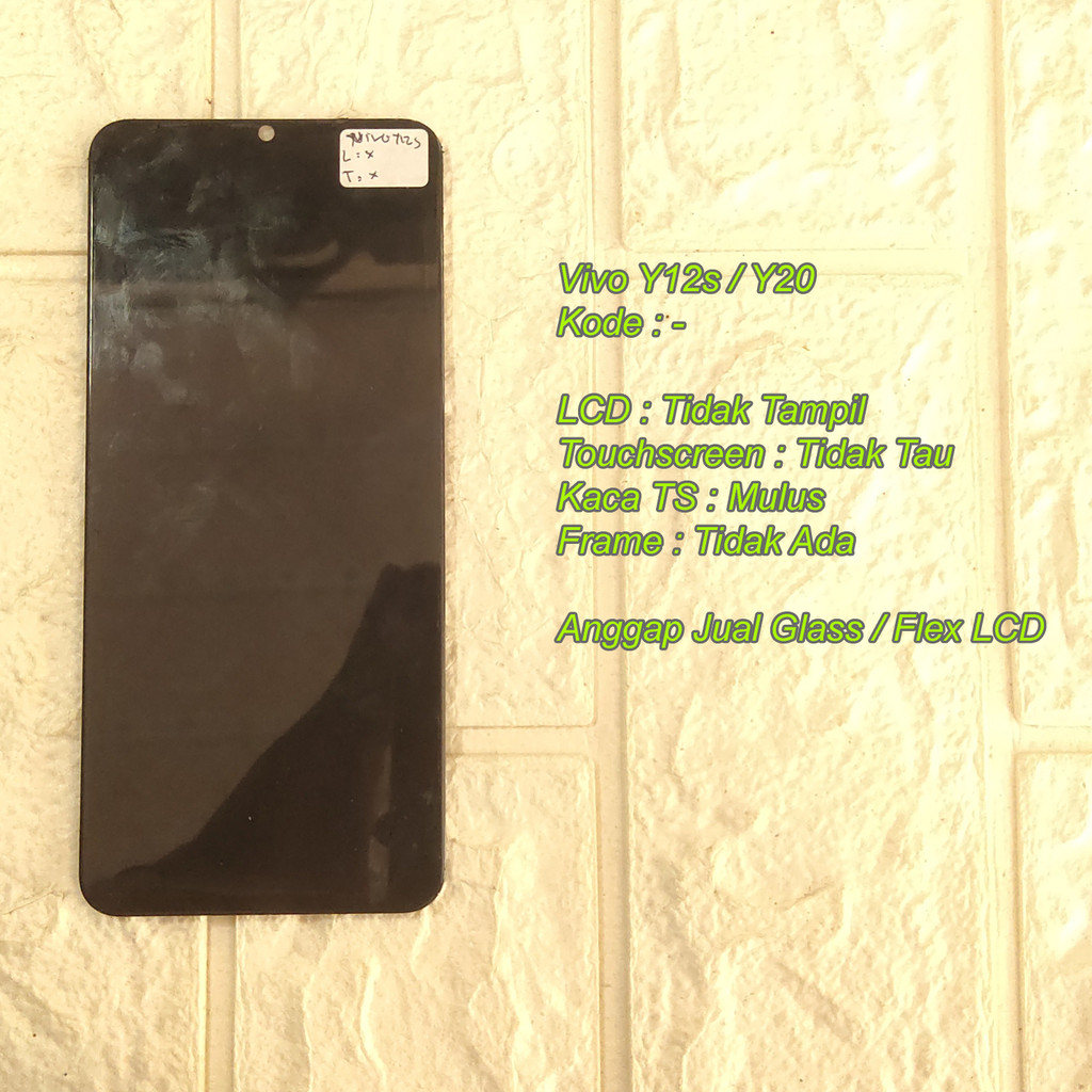 Vivo Y12s / Y20 LCD Copotan - Gambling Cek Deskripsi