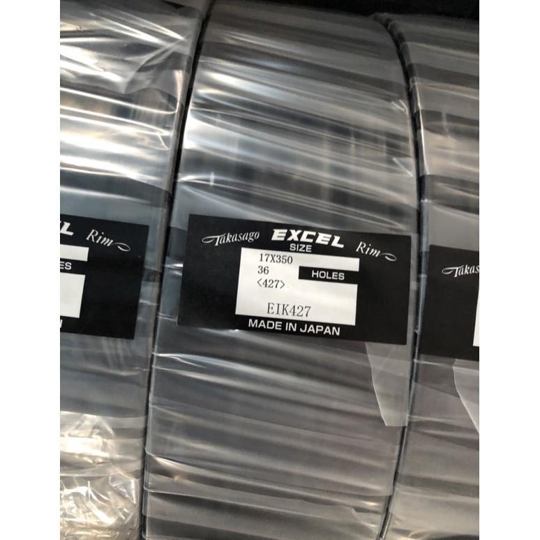 velg TAKASAGO EXCEL RIM JAPAN ring 17 hitam ukuran 350