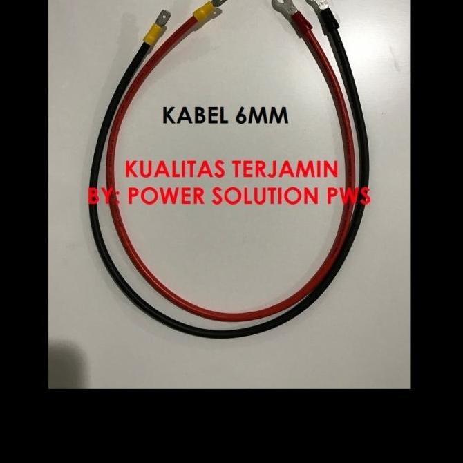 Kabel sambungan Aki ke ups Kabel konverter Skun Ring O ke Skun Male atau Terminal L T2 / F2