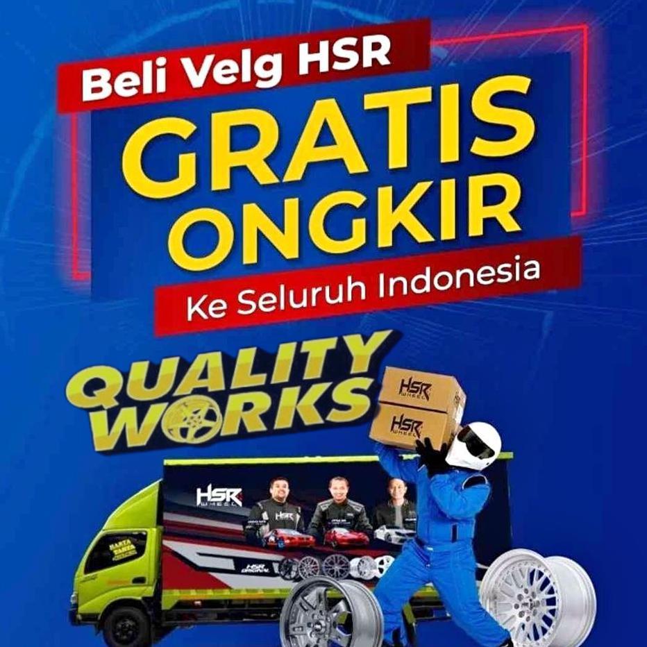Velg Racing Mobil Agya, Brio, Sirion, Ignis, Datsun, Ring 15 Velg Modifikasi Jdm Hsr Boon