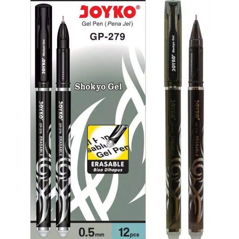 Pulpen Gel Joyko SHOKYO GP 279 Bisa Dihapus (1 Lusin) Murah