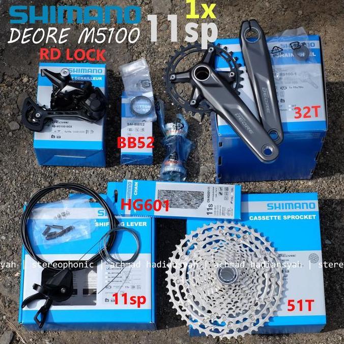 NEW Groupset SHIMANO DEORE M5100 11speed Groupset DEORE M5100 11 speed