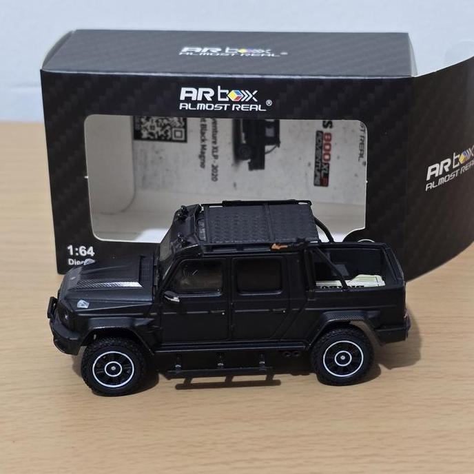 ARbox Almost Real Brabus G 800 Adventure XLP 2020 Black Diecast Koleksi Mobil Mainan Mini Scale 1/64