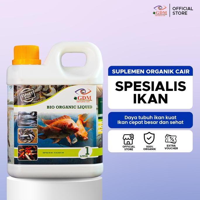 ahissalamahtiga - suplemen organik cair perikanan gdm ukuran 1 liter