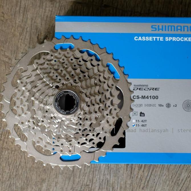 BNIB Sprocket Shimano DEORE M4100 10 speed 11-46T Sprocket 10sp 11-46T
