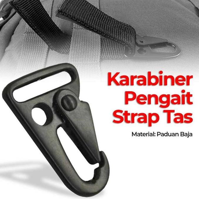 Carabiner Karbiner Kaitan Pengait Tali Strap Tas Ransel Allshop
