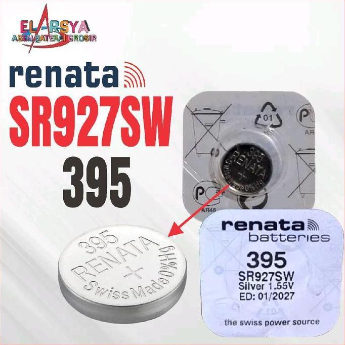 Homeme- Baterai Renata 395 Sr927Sw Batrai 399 Sr927 Sr927W Made