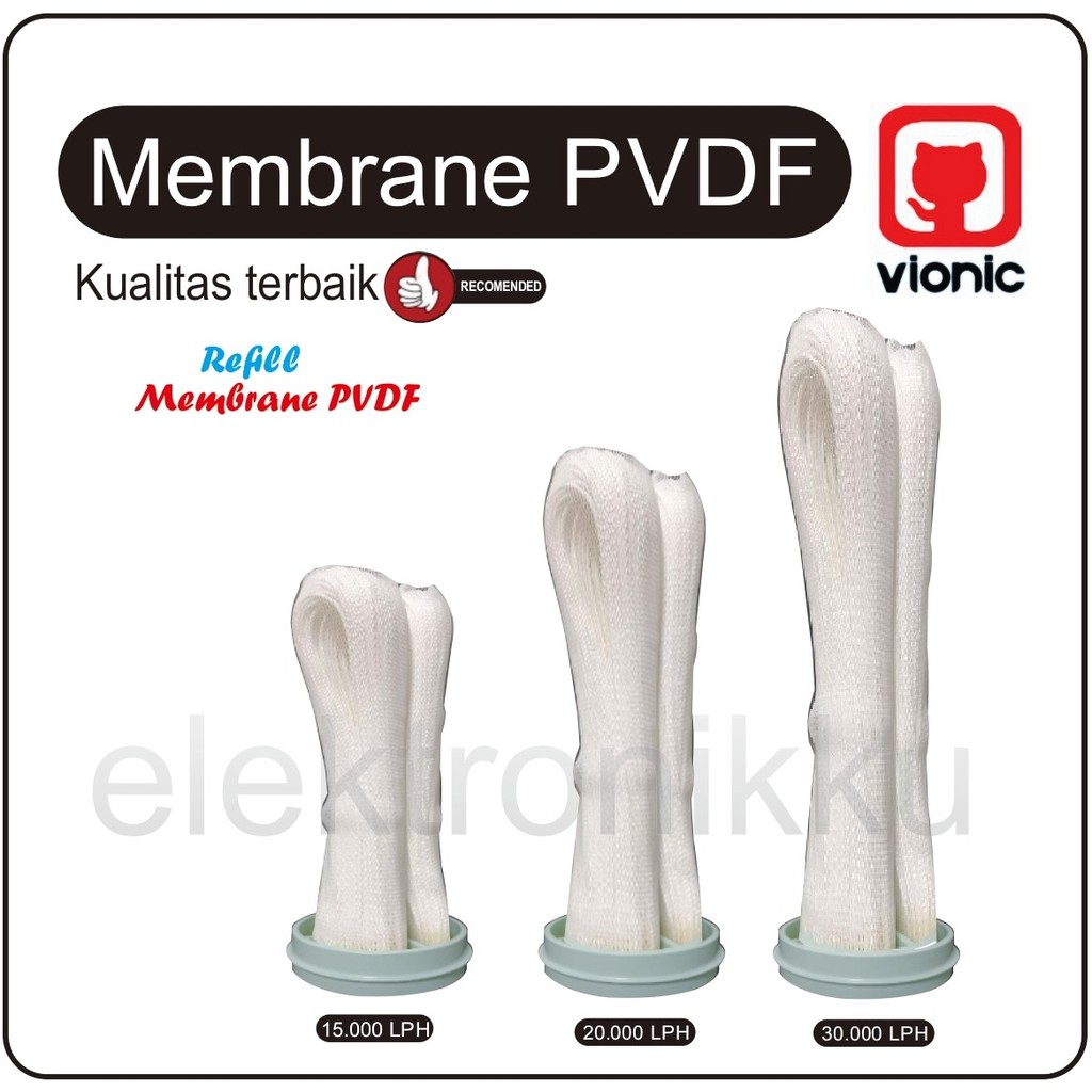 Filter Refill PVDF Ultrafiltrasi 15000, 20000, 30000 LPH